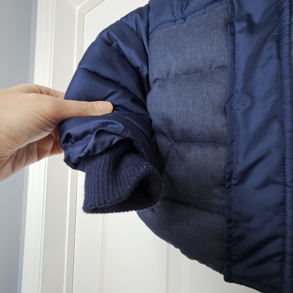 George Winter Coat Puffer Jacket Navy Blue Sherpa Lined Kids Baby Size 12-18M - Picture 9 of 15